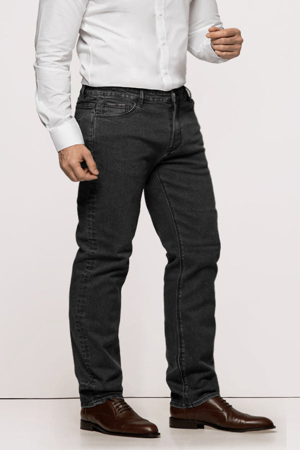 Commuting Slant Pocket Straight Jeans