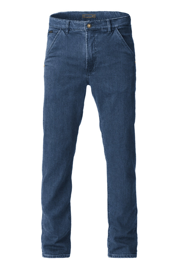 Business Slant Pocket Straight Jeans