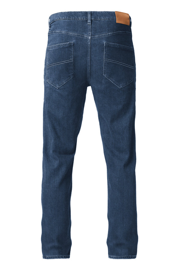 Business Slant Pocket Straight Jeans