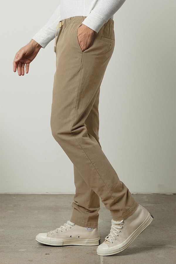 Casual Flap Pocket Woven Belt Pants