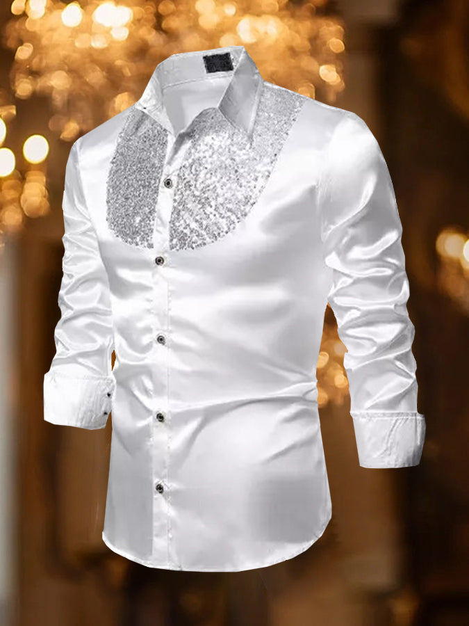 Elegant Shine Long Sleeve Shirt