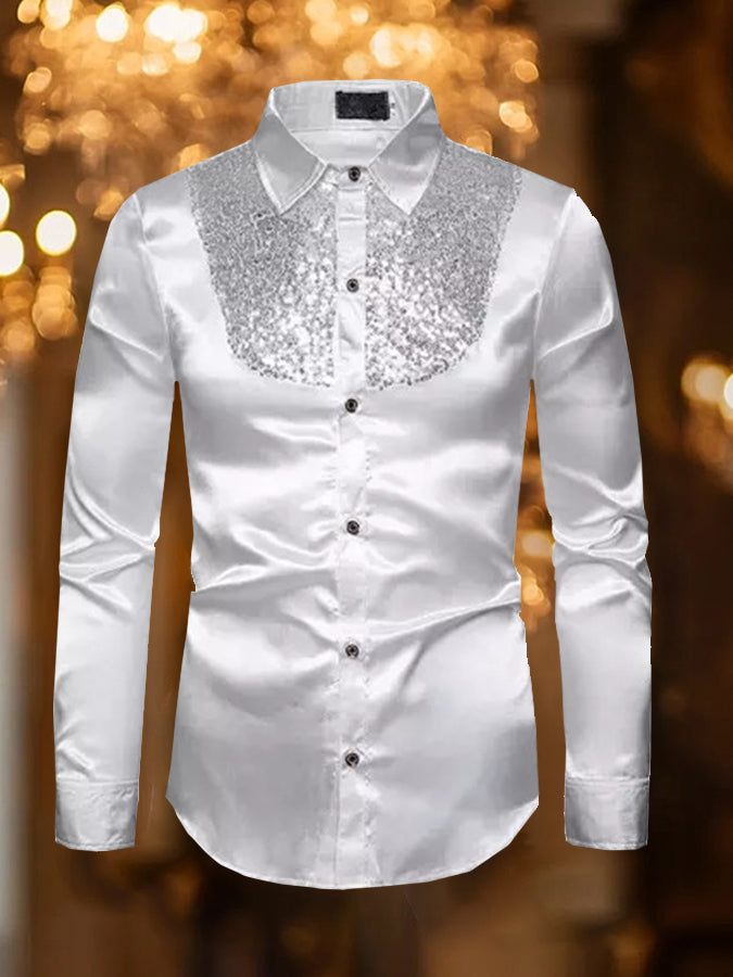 Elegant Shine Long Sleeve Shirt