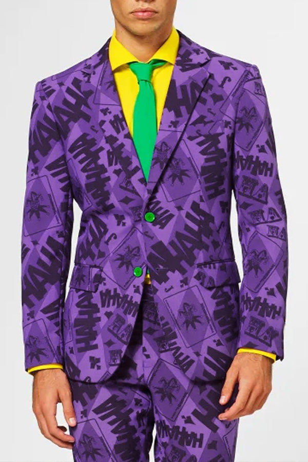 Mardi Gras Letter Graphic Long Sleeves Blazer