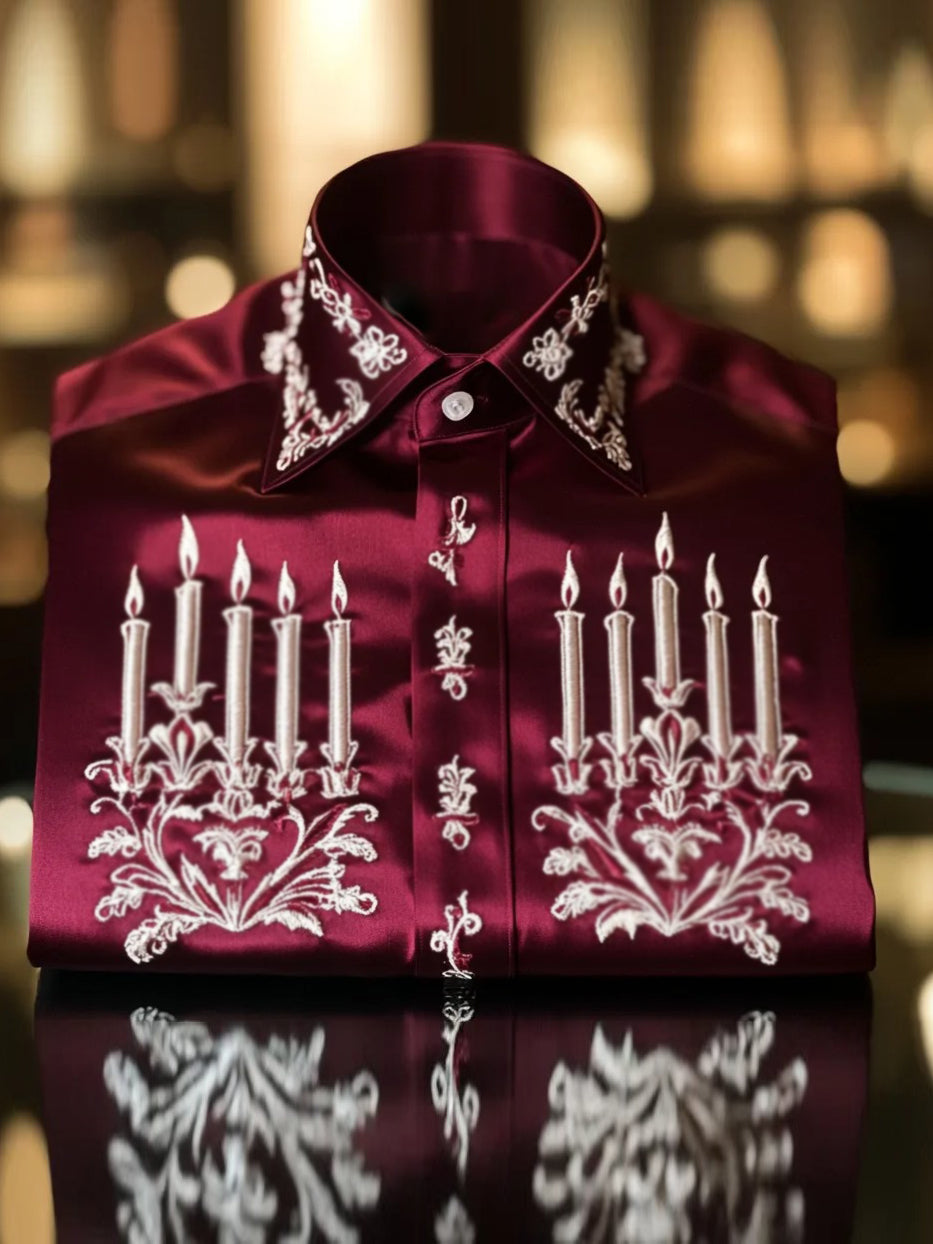 Christmas Print Long Sleeve Shirt