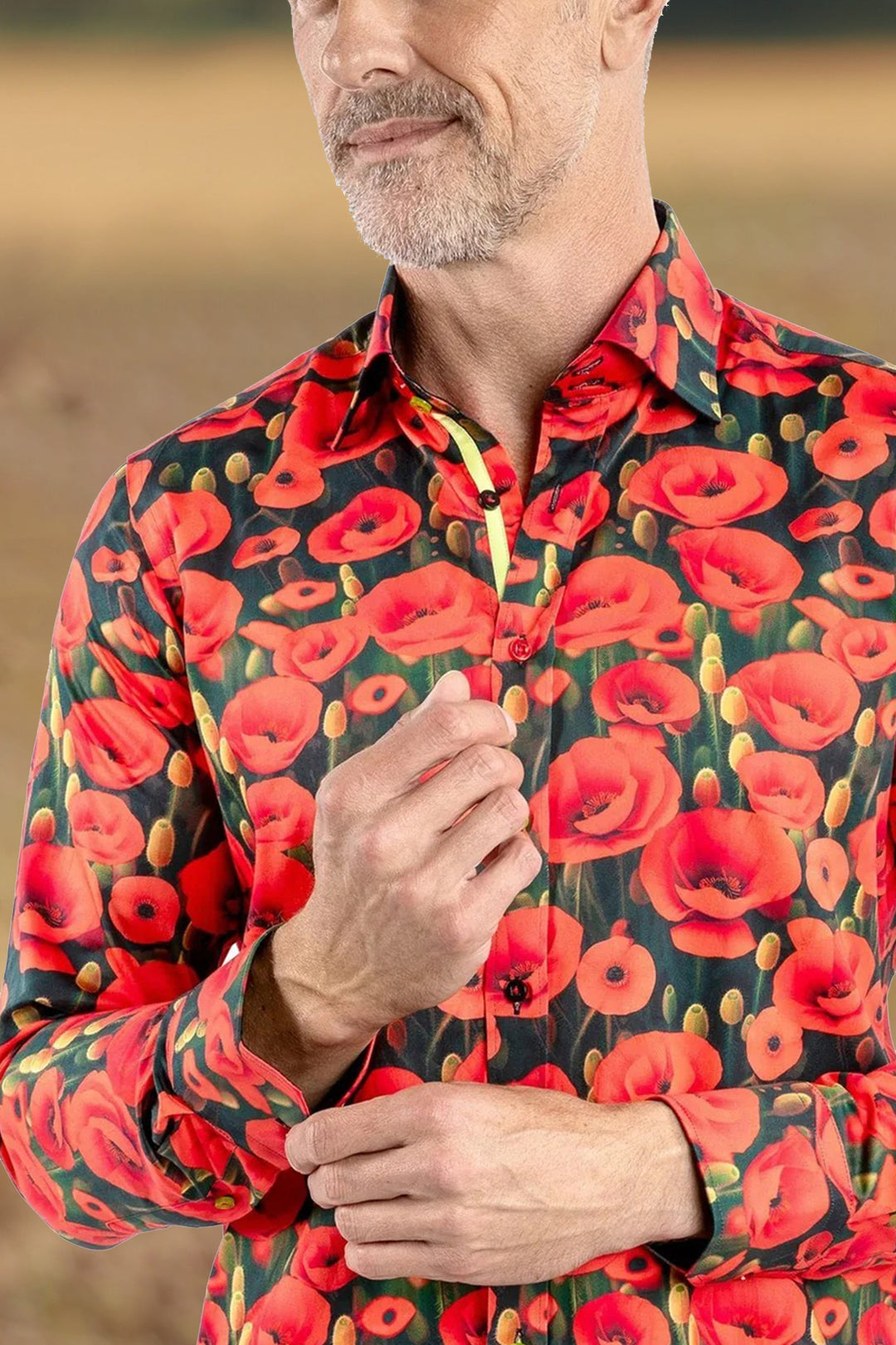 Thanksgiving Armistice Poppy Print Shirt