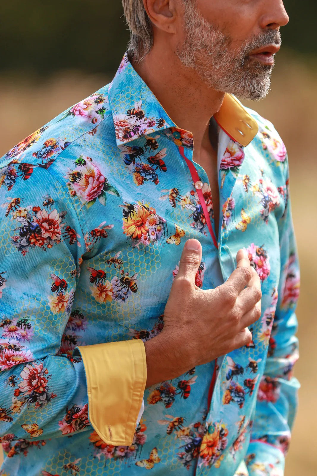 Vintage Honey Floral Print Shirt