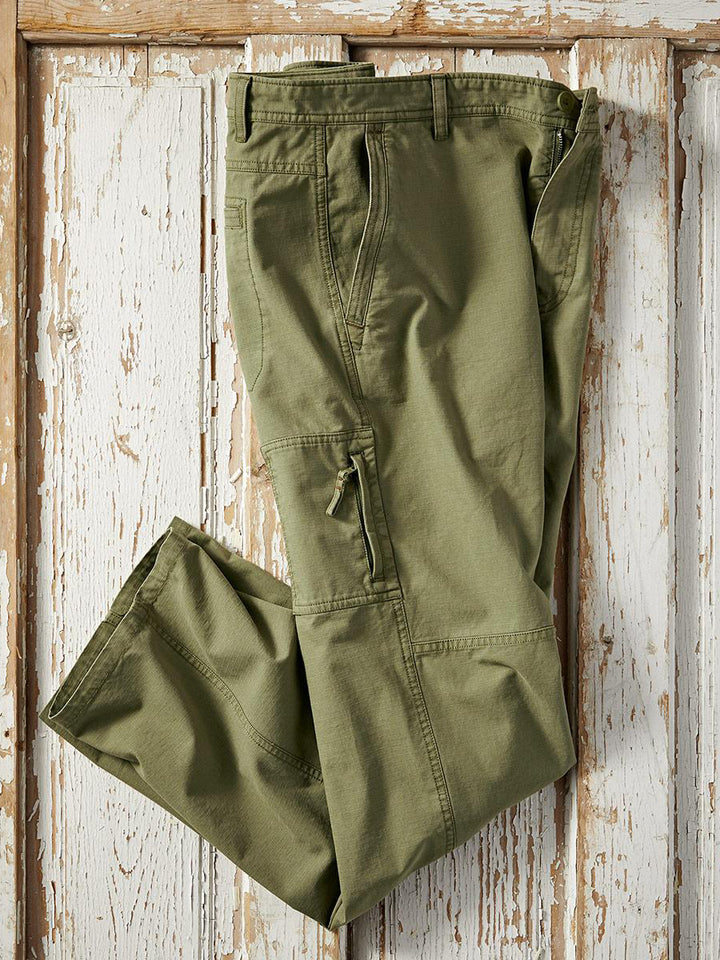 Casual Cotton Straight-leg Cargo Pants