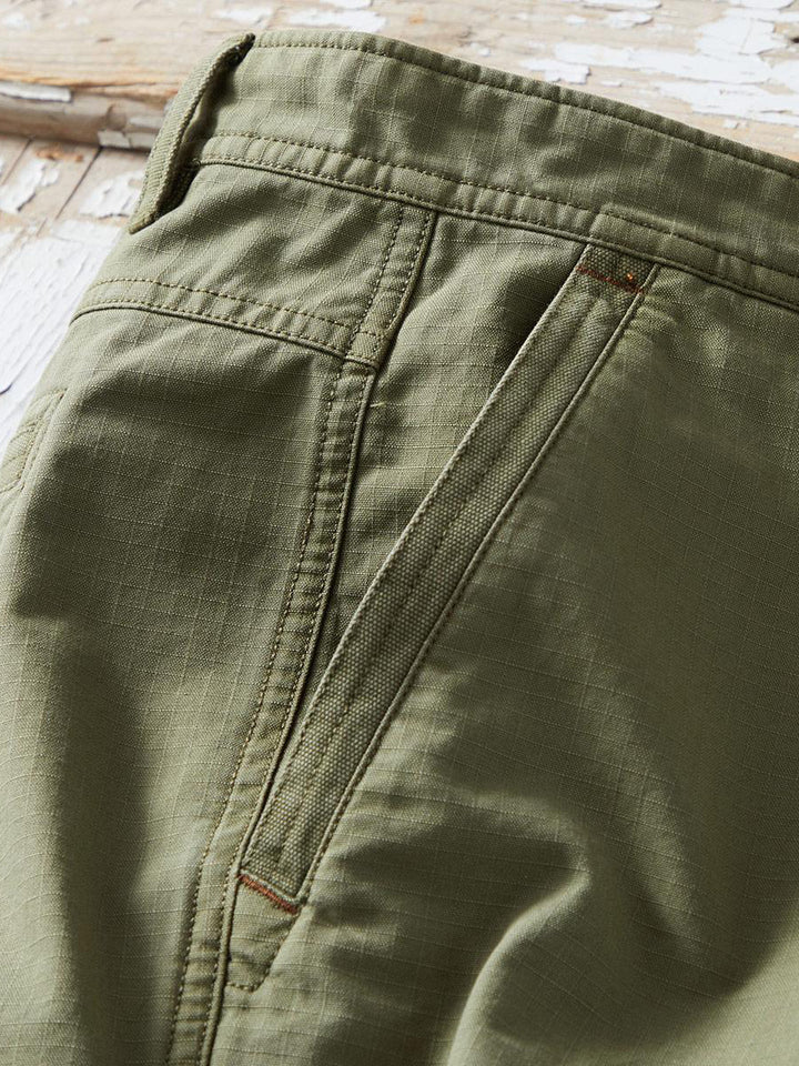 Casual Cotton Straight-leg Cargo Pants