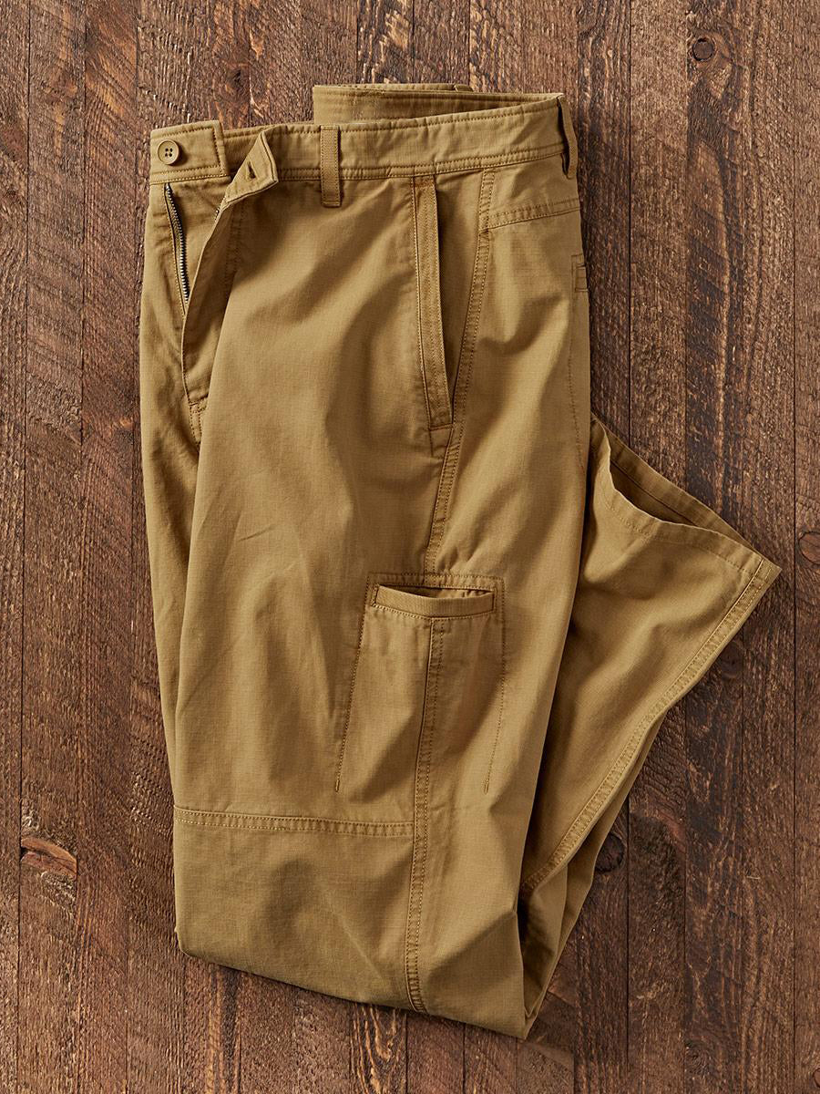 Casual Cotton Straight-leg Cargo Pants