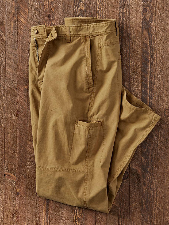 Casual Cotton Straight-leg Cargo Pants