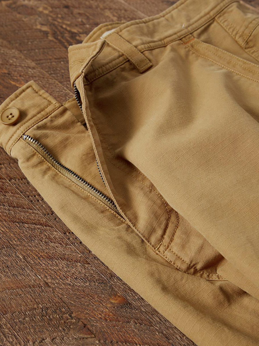 Casual Cotton Straight-leg Cargo Pants