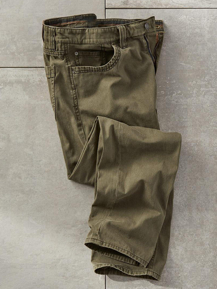 Casual Cotton Straight-leg Cargo Pants