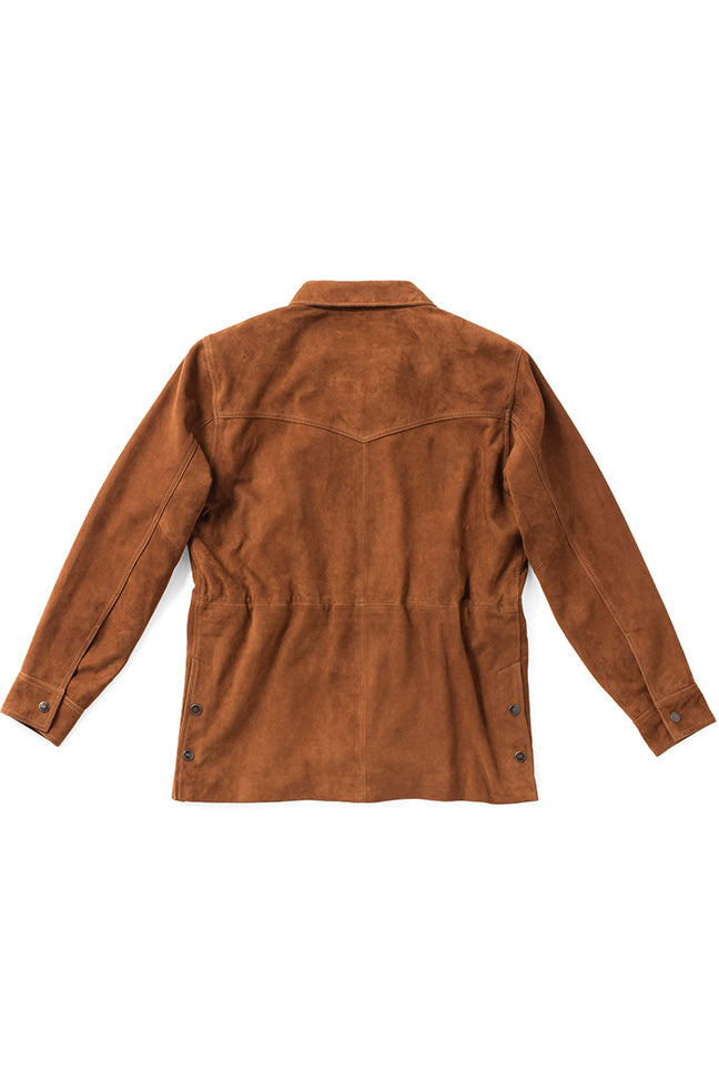 Classic Shirt Collar Suede Leather Jacket