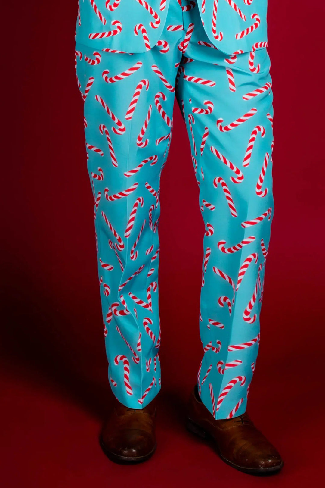 Christmas Peppermint Pimp Canes Print Pants