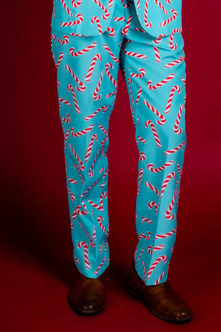 Christmas Peppermint Pimp Canes Print Pants